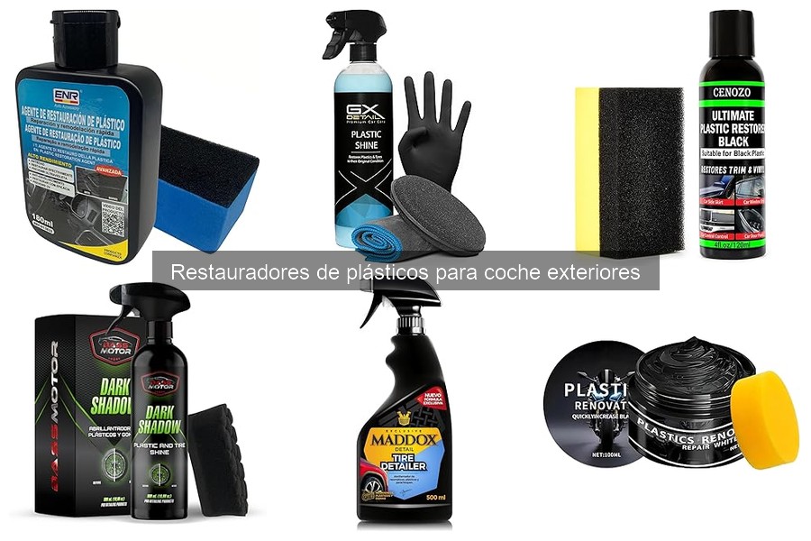 ** Tipos de Restauradores de Plásticos para Coche Exteriores