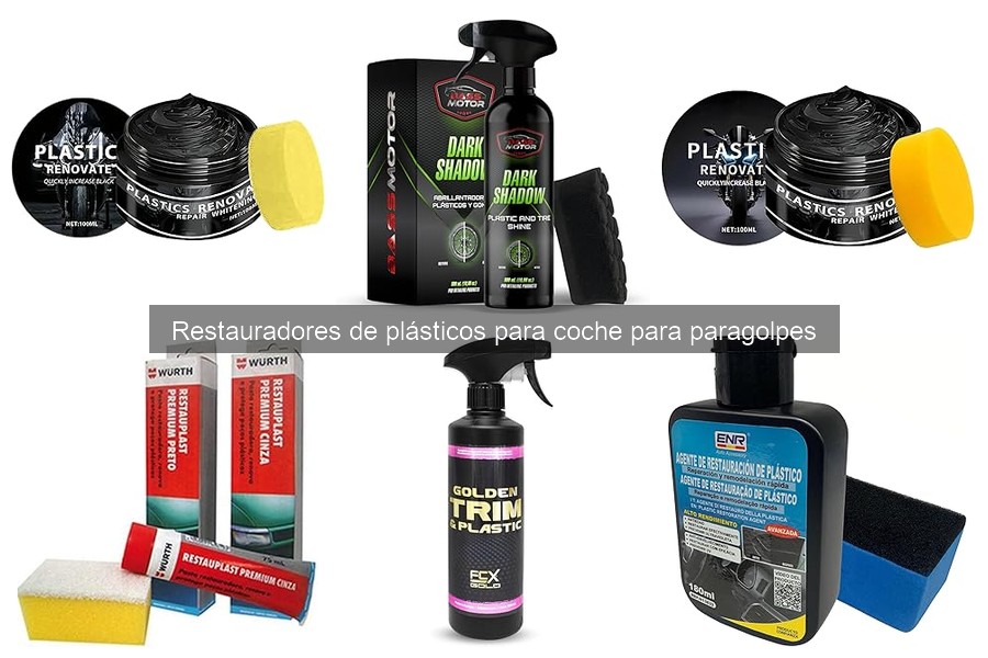 Tipos de Restauradores de Plásticos para Coche: ¡Descubre tus Opciones!