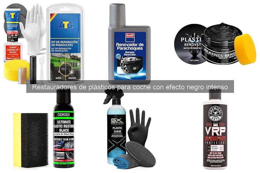 Tipos de restauradores de plásticos para coche y sus características