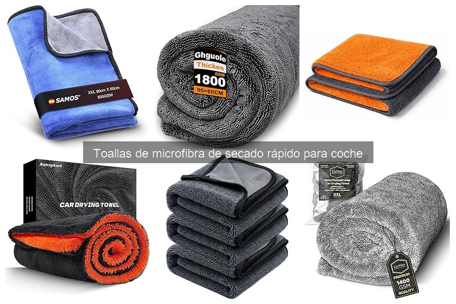 Toallas de Microfibra de Secado Rápido para Coche: ¿Qué son?