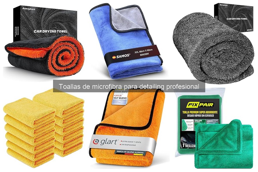 Toallas de Microfibra: Esenciales para el Detailing Profesional