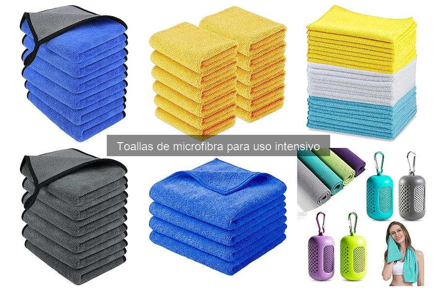 Toallas de microfibra para uso intensivo: beneficios y características