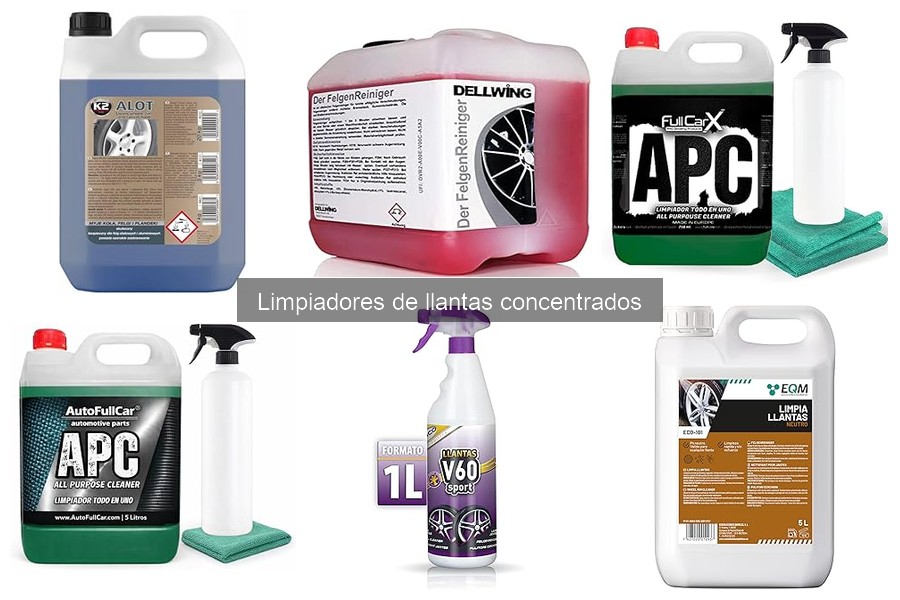 Ventajas de Limpiadores de Llantas Concentrados frente a Otros