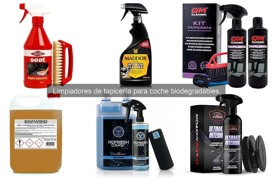 Ventajas de Limpiadores de Tapicería Biodegradables para Coche