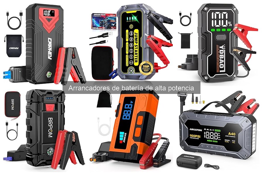 Ventajas de un Arrancador de Batería de Alta Potencia