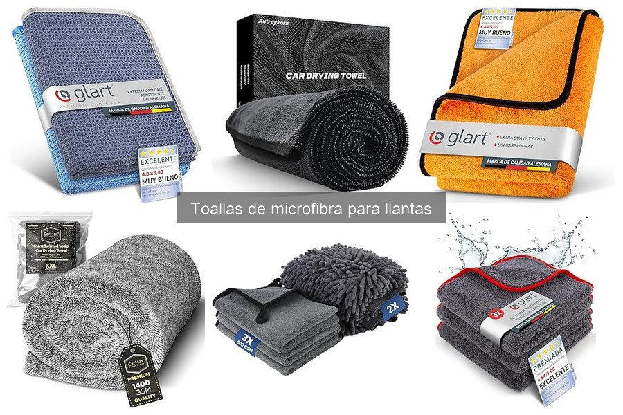 Ventajas de usar toallas de microfibra para llantas