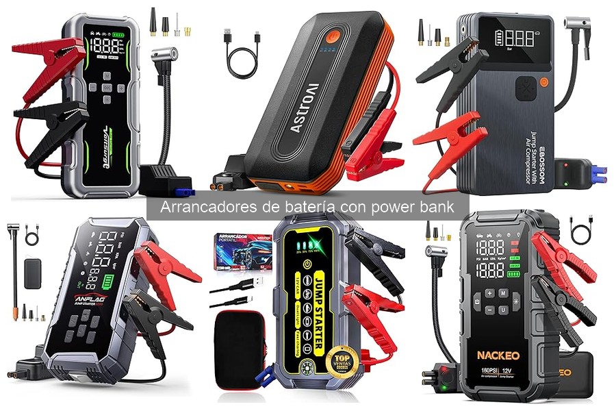 Ventajas y desventajas de arrancadores de batería con power bank