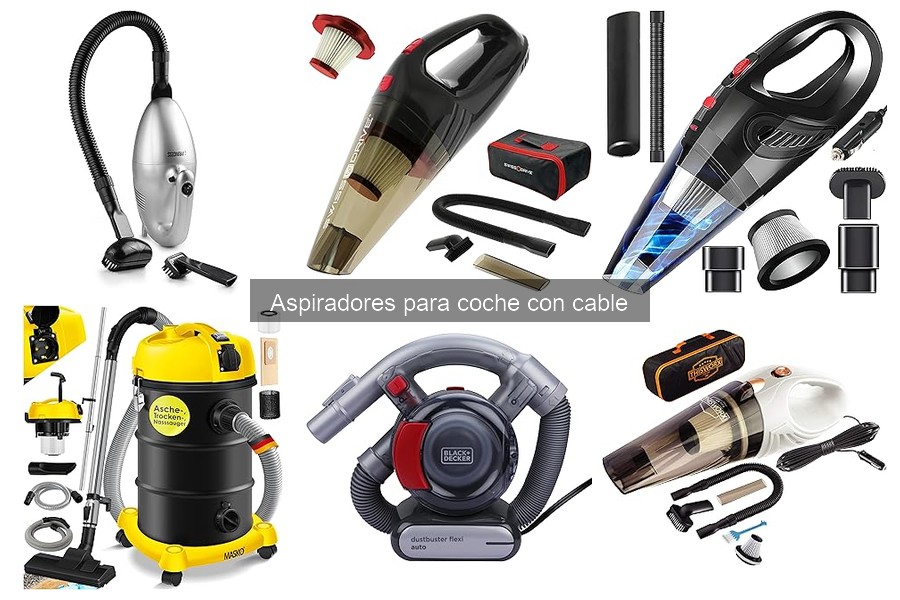 Ventajas y desventajas de aspiradores de coche con cable