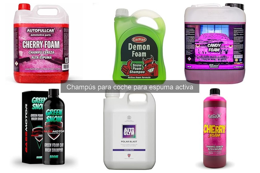 Ventajas y Desventajas de Champús de Espuma Activa para Coche