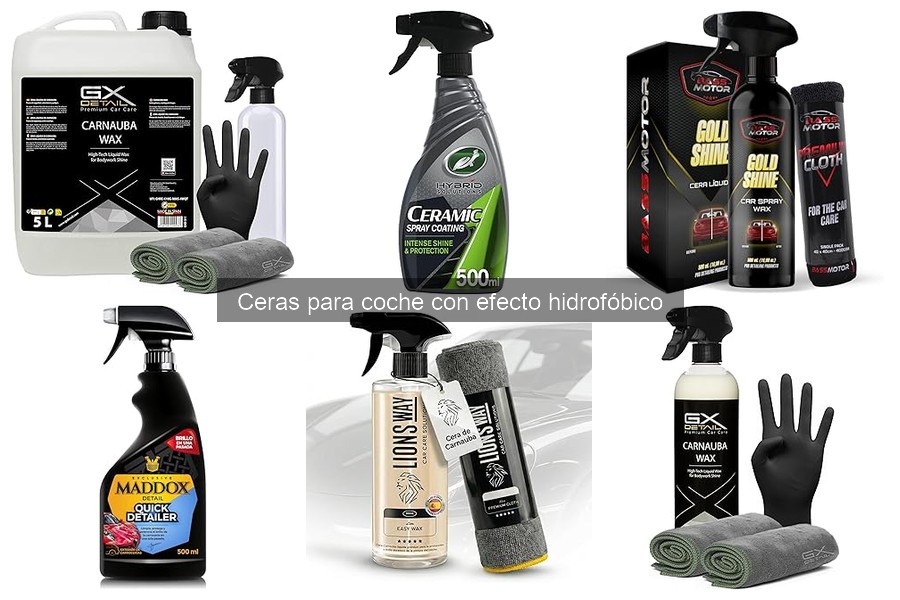 Ventajas y desventajas de las ceras hidrofóbicas para tu coche
