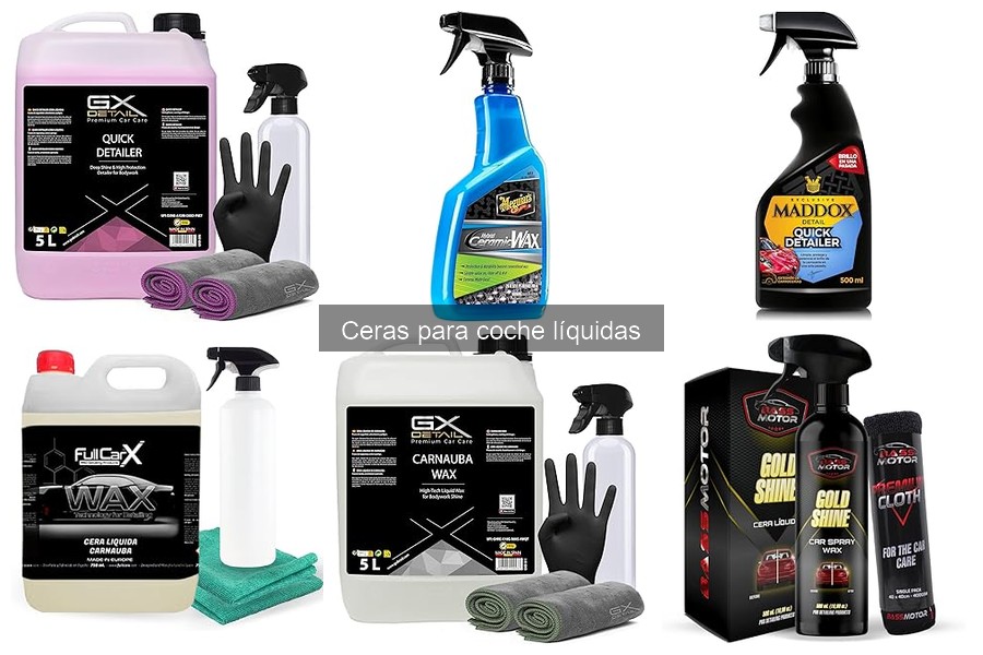 Ventajas y desventajas de las ceras líquidas para coches