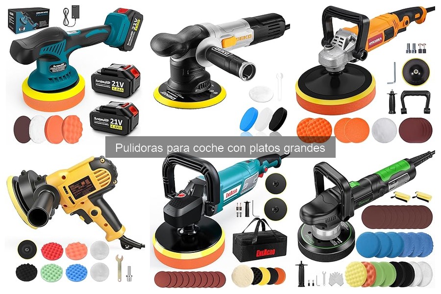 Ventajas y desventajas de las pulidoras de coche grandes
