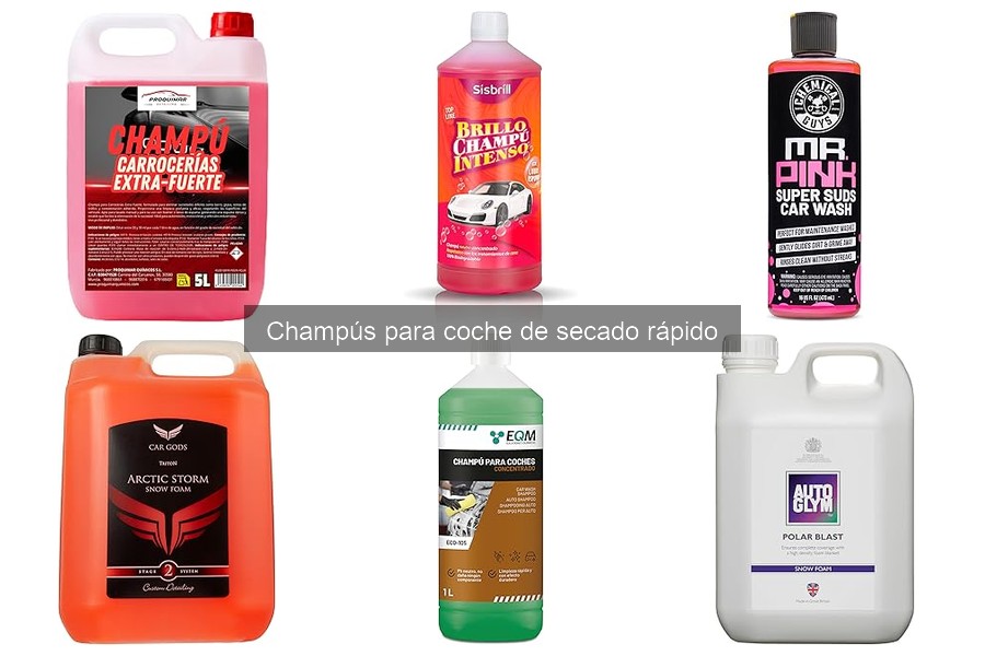 Ventajas y Desventajas de los Champús de Secado Rápido para Coche