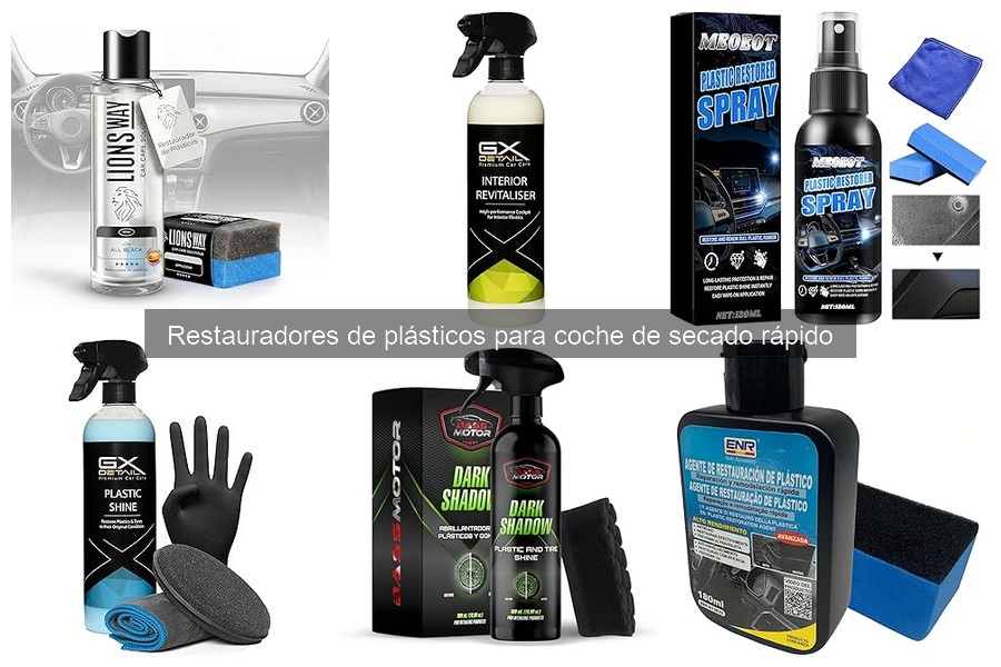 Ventajas y desventajas de restauradores de plásticos de secado rápido