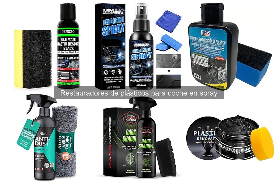Ventajas y desventajas de restauradores de plásticos en spray