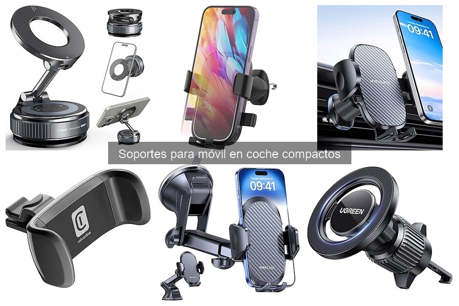 Ventajas y desventajas de soportes para móvil en coche compactos