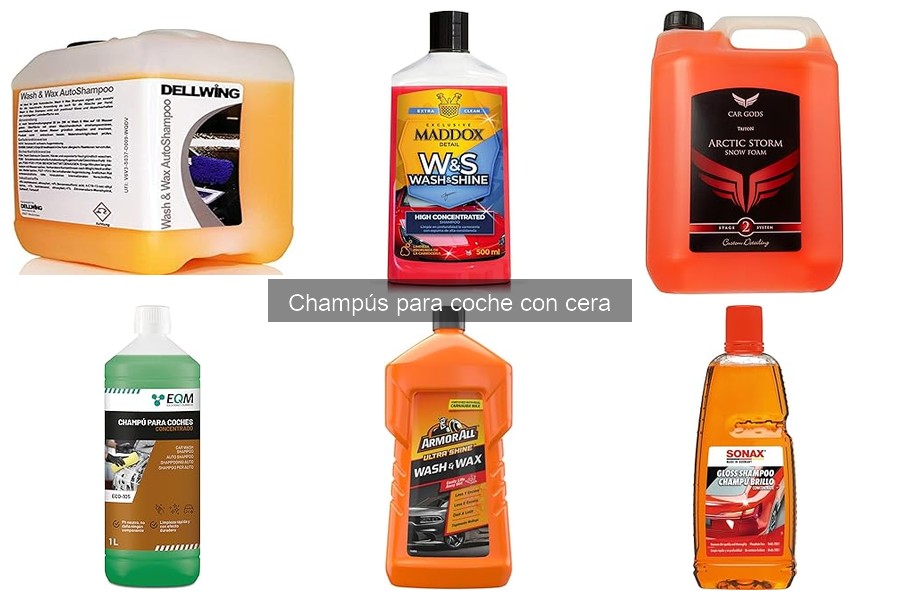 Ventajas y desventajas del champú con cera para coche